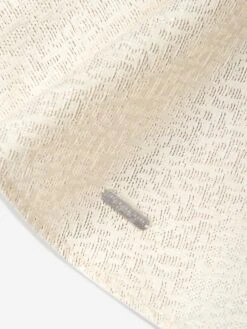 Girls Jacquard Sparkle Sleeveless Dress In White -Monna Clothing Shop JESS4016 SILVER SPARKLE JACQUARD 4