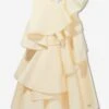 Girls Skyline Occasion Dress In Yellow -Monna Clothing Shop JESS4018 SUNSHINE YELLOW 1