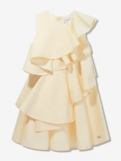 Girls Skyline Occasion Dress In Yellow