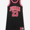 Jordan Girls 23 Jersey Dress In Black 2 Jordan Girls 23 Jersey Dress In Black -Monna Clothing Shop JORS4047 BLACK 1