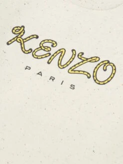 Kenzo Kids Girls Logo Sweater Dress In Beige -Monna Clothing Shop KENA3033 22C 3