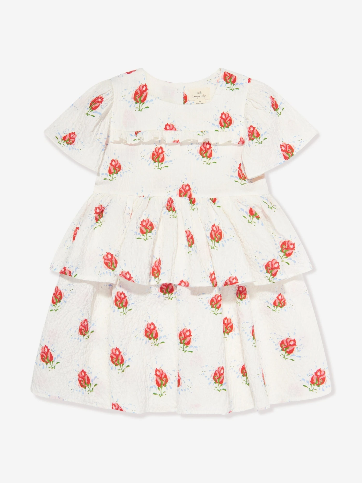 Girls Vita Rosa Elin Frill Dress In Multicolour 3 Girls Vita Rosa Elin Frill Dress In Multicolour