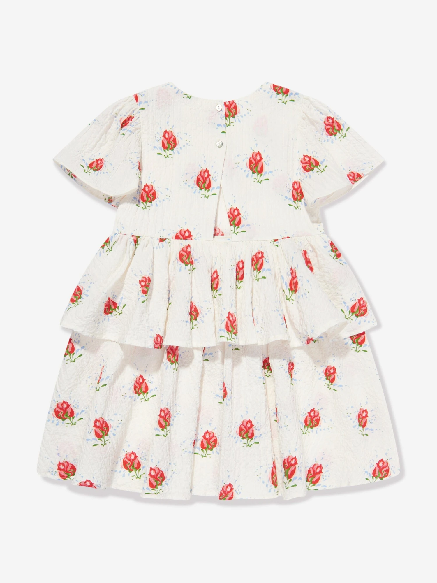 Girls Vita Rosa Elin Frill Dress In Multicolour 4 Girls Vita Rosa Elin Frill Dress In Multicolour - Image 2