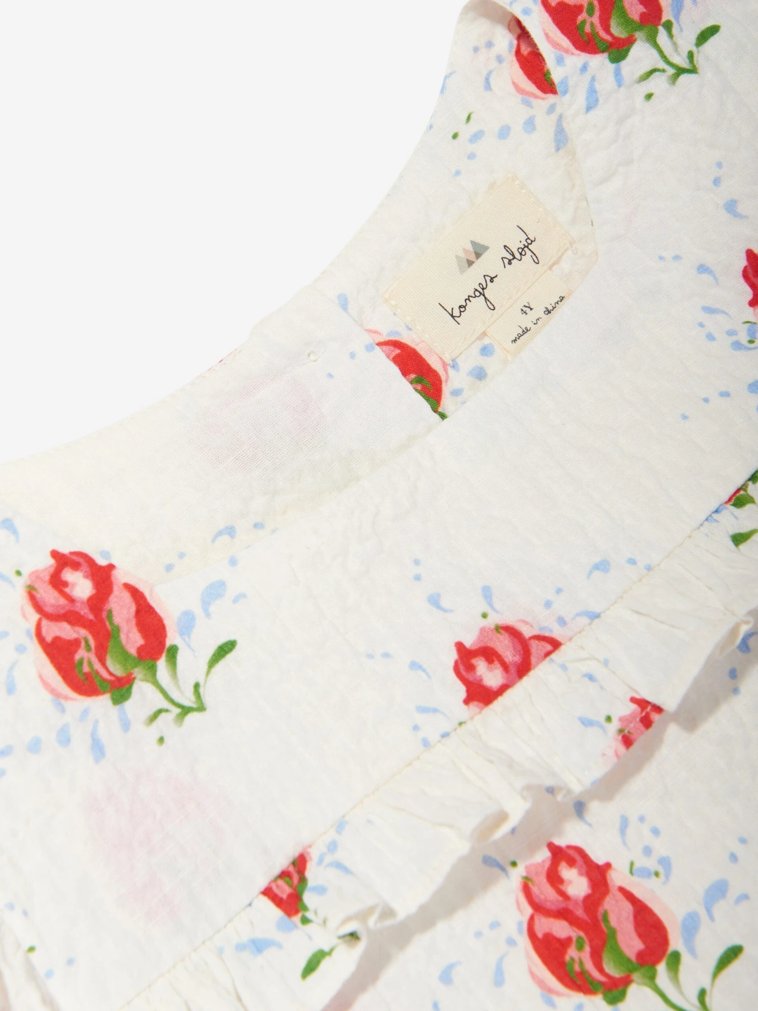 Girls Vita Rosa Elin Frill Dress In Multicolour 5 Girls Vita Rosa Elin Frill Dress In Multicolour - Image 3