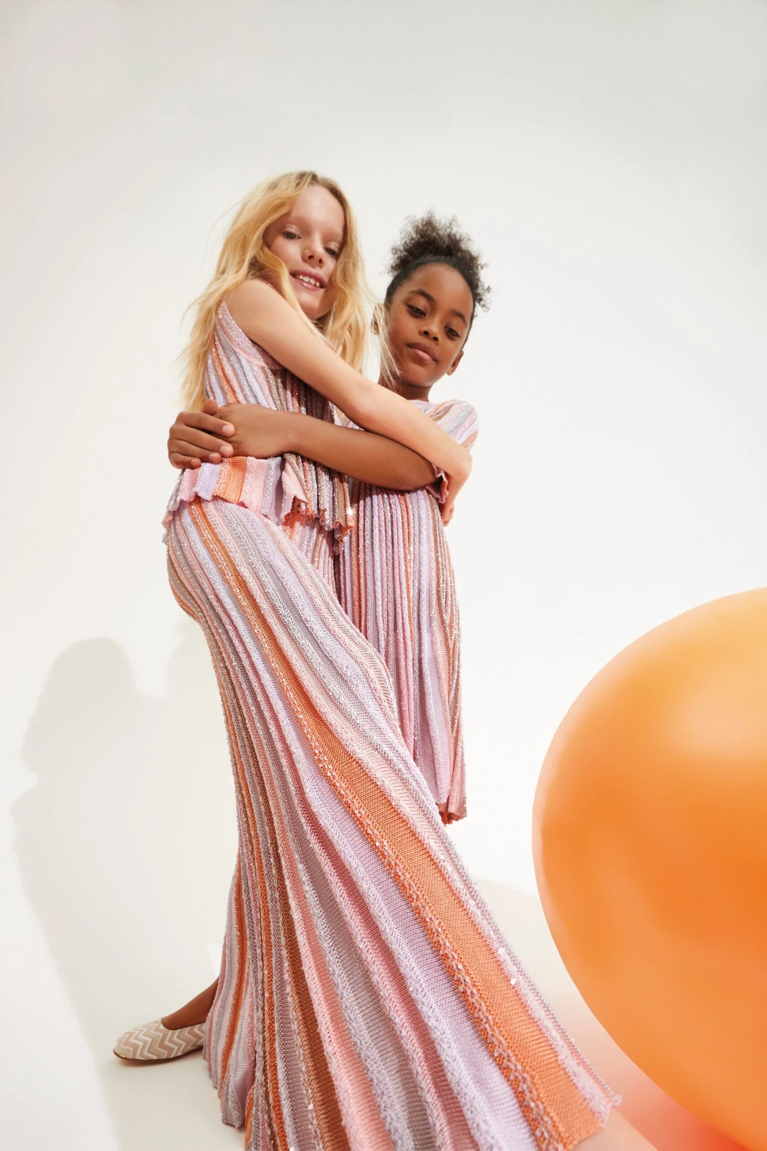 Missoni Girls Pleated Knit Dress In Multicolour 4 Missoni Girls Pleated Knit Dress In Multicolour - Image 2