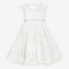 Girls Ariel Occasion Dress In Ivory 1 Girls Ariel Occasion Dress In Ivory -Monna Clothing Shop MAIA3010 IVORY 1