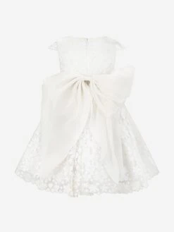 Girls Ariel Occasion Dress In Ivory 9 Girls Ariel Occasion Dress In Ivory -Monna Clothing Shop MAIA3010 IVORY 2