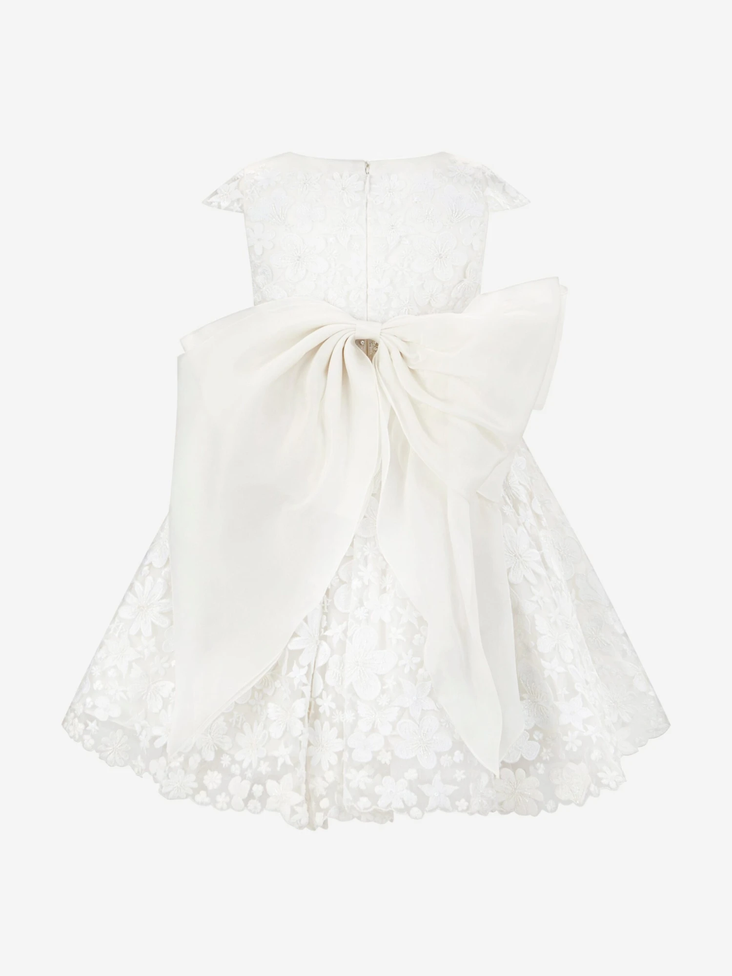 Girls Ariel Occasion Dress In Ivory 5 Girls Ariel Occasion Dress In Ivory - Image 3