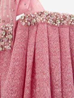 Girls Este Occasion Dress In Pink -Monna Clothing Shop MAIA3012 PINK 3