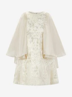 Girls Phoebe Occasion Dress In Gold