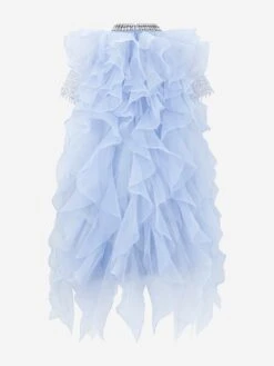 Girls Twyla Occasion Dress In Blue 9 Girls Twyla Occasion Dress In Blue -Monna Clothing Shop MAIA3018 BLUE 2