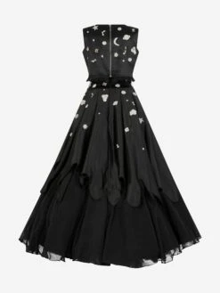 Girls Wednesday Occasion Dress In Black 9 Girls Wednesday Occasion Dress In Black -Monna Clothing Shop MAIA3019 BLACK 2