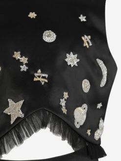 Girls Wednesday Occasion Dress In Black 10 Girls Wednesday Occasion Dress In Black -Monna Clothing Shop MAIA3019 BLACK 3