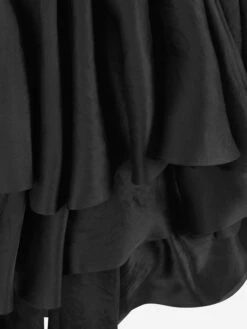 Girls Lumi Dress In Black -Monna Clothing Shop MAIS3004 BLACK 4