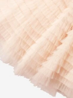 Girls Coralie Dress In Blush -Monna Clothing Shop MAIS3009 PINK 4