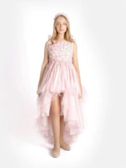 Girls Florentina Dress In Pink Ballet