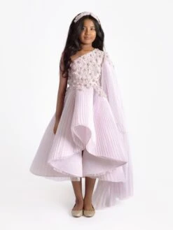 Girls Liea Dress In Soft Lilac