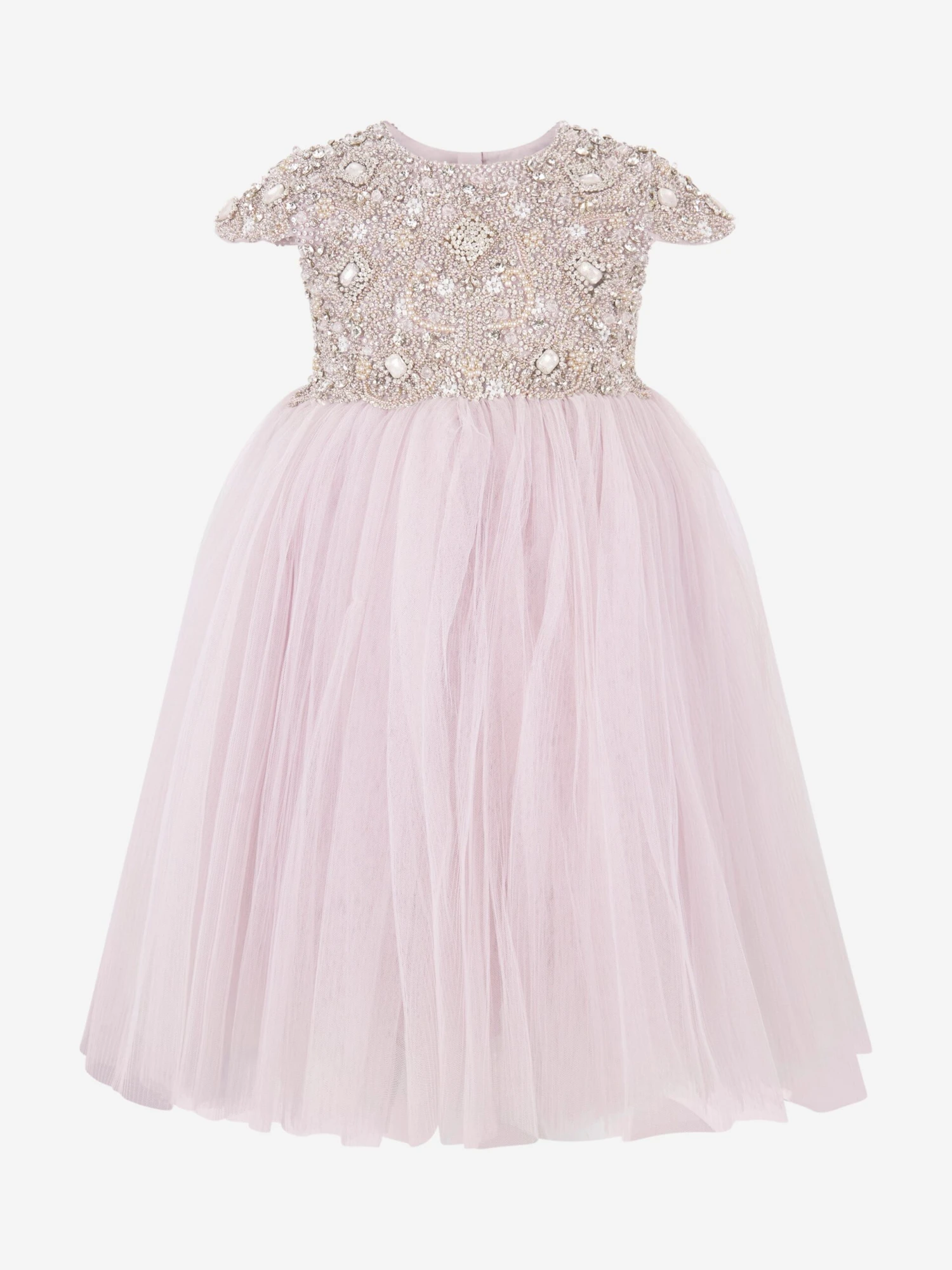 Girls Sophia Dress In Blush 4 Girls Sophia Dress In Blush - Image 2