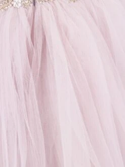 Girls Sophia Dress In Blush 11 Girls Sophia Dress In Blush -Monna Clothing Shop MAIS3014 MISTY LAVENDER 4