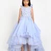 Girls Florentina Dress In Blue -Monna Clothing Shop MAIS3021 1