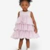 Girls Lumi Dress In Misty Lavender 2 Girls Lumi Dress In Misty Lavender -Monna Clothing Shop MAIS3023