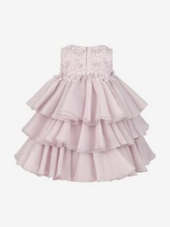 Girls Lumi Dress In Misty Lavender -Monna Clothing Shop MAIS3023 MISTY LAVENDER 2