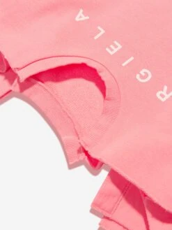 MM6 Maison Margiela Girls Asymmetric T-Shirt Dress -Monna Clothing Shop MAISONMARGIELA C66745 4