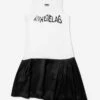 MM6 Maison Margiela Kids Sleeveless Dress In White -Monna Clothing Shop MAISONMARGIELA D88409 1