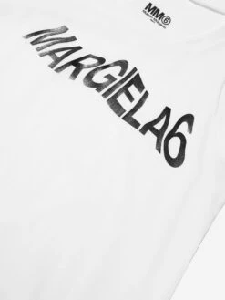 MM6 Maison Margiela Kids Sleeveless Dress In White -Monna Clothing Shop MAISONMARGIELA D88409 3