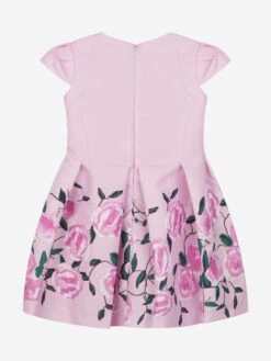 Girls Flowers Dress In Pink -Monna Clothing Shop MAMA3008 PINK 2