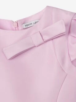 Girls Flowers Dress In Pink -Monna Clothing Shop MAMA3008 PINK 3