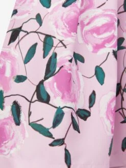 Girls Flowers Dress In Pink -Monna Clothing Shop MAMA3008 PINK 4