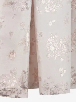 Girls Jacquard Occasion Dress In Gold 9 Girls Jacquard Occasion Dress In Gold -Monna Clothing Shop MAMA3015 GOLD 4