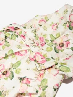 Girls Flower Dress In White 8 Girls Flower Dress In White -Monna Clothing Shop MAMALUMA 417080 3