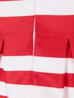 Girls Striped Classic Dress In Red -Monna Clothing Shop MAMS4014 RED 4