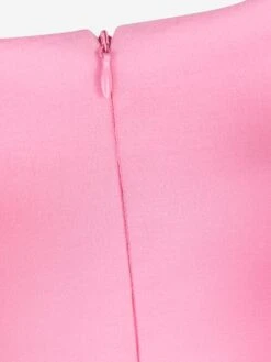 Girls Organza Ruffle Sleeve Dress In Pink -Monna Clothing Shop MAMS4017 PINK 4