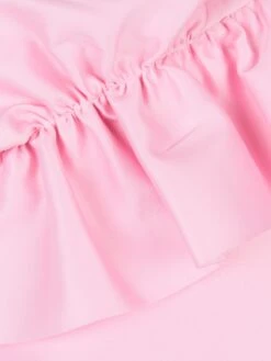 Girls One Shoulder Ruffle Dress In Pink 12 Girls One Shoulder Ruffle Dress In Pink -Monna Clothing Shop MAMS4020 PINK 3