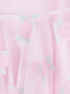 Girls Micro Flowers Princess Dress In Pink 13 Girls Micro Flowers Princess Dress In Pink -Monna Clothing Shop MAMS4024 PINK 4