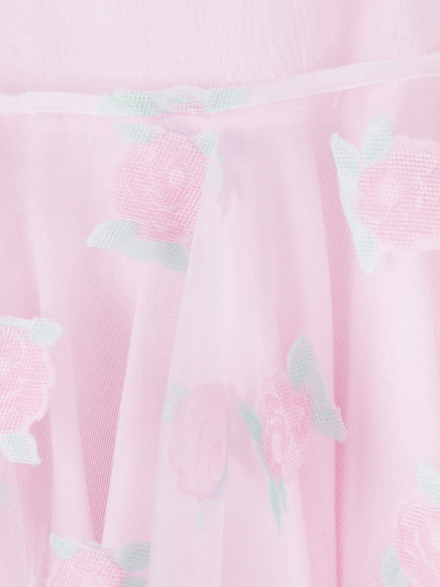 Girls Micro Flowers Princess Dress In Pink 8 Girls Micro Flowers Princess Dress In Pink - Image 6