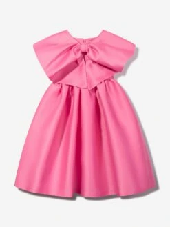 Girls Flared Special Occasiom Dress With Bolero In Pink