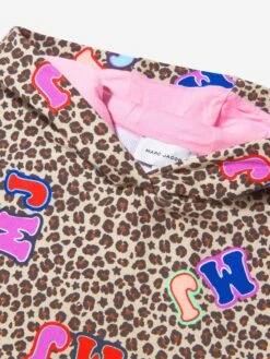 Marc Jacobs Girls Cheetah Print Hooded Sweater Dress -Monna Clothing Shop MARCJACOBS U67326 3