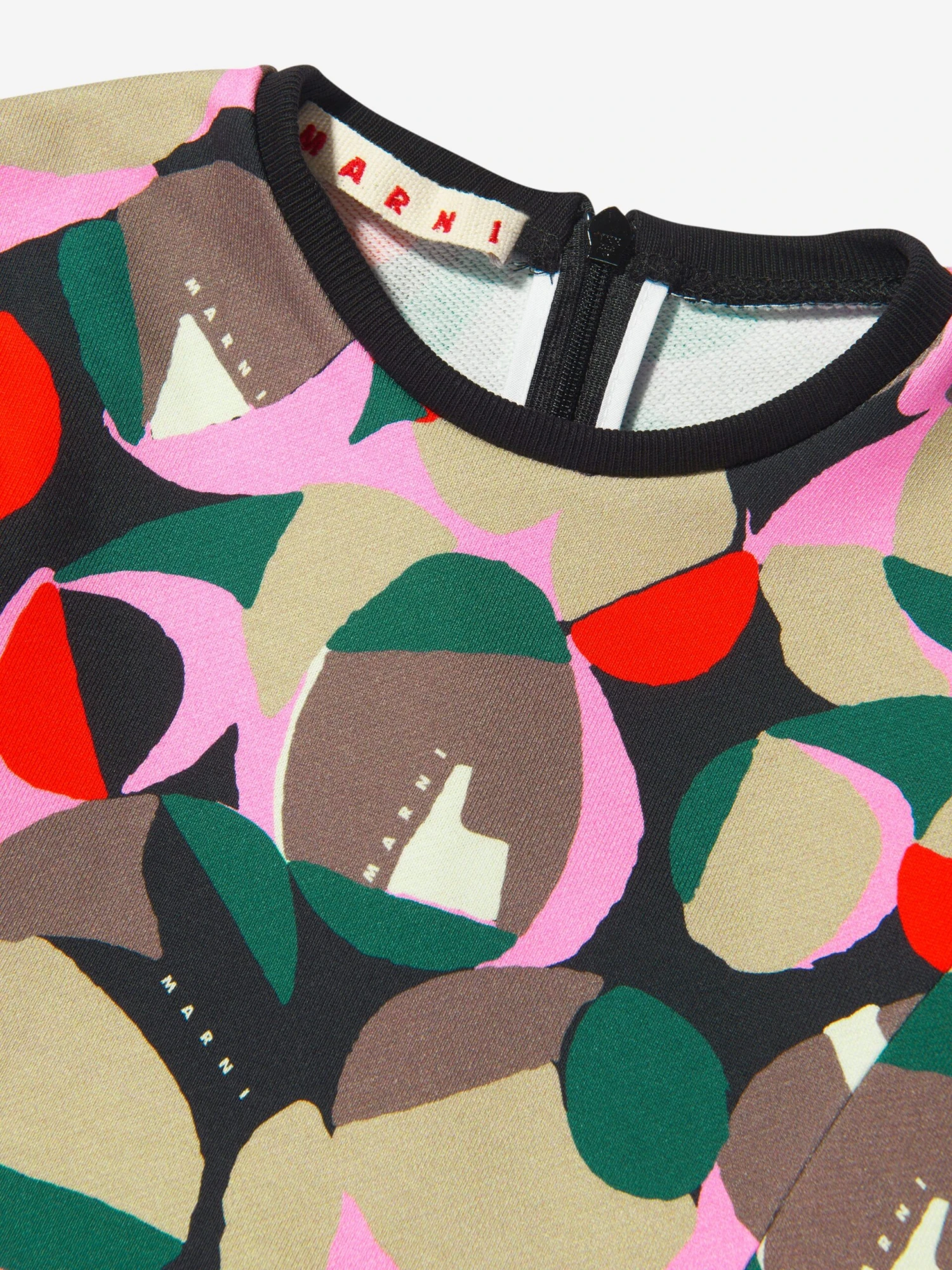 Girls Long Sleeve Patterned Dress 5 Girls Long Sleeve Patterned Dress - Image 3