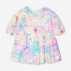 Marc Jacobs Girls Embroidered Dress In White -Monna Clothing Shop MARS3024 10P 1