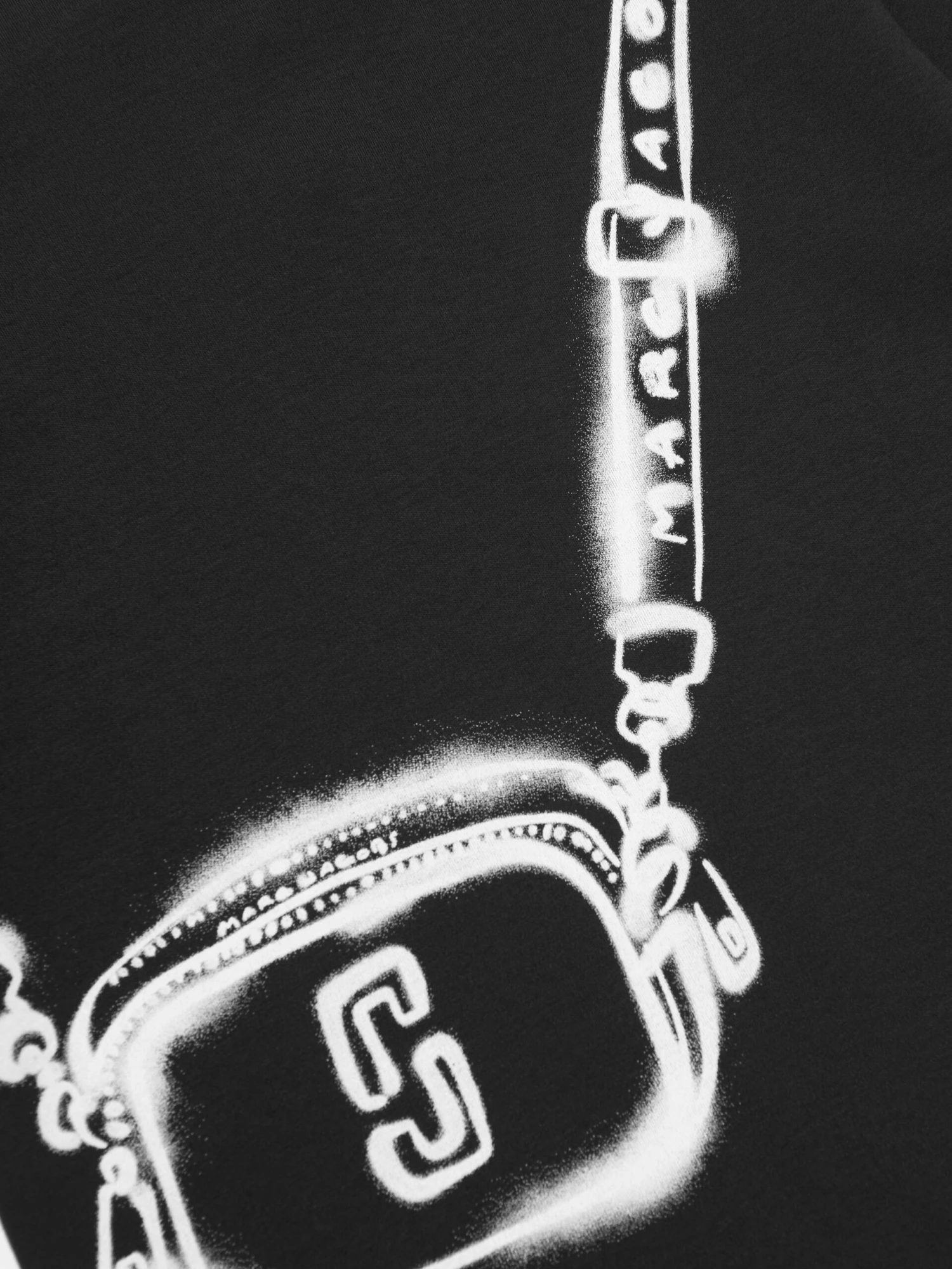 Marc Jacobs Girls Snapshot Bag T-Shirt Dress In Black 6 Marc Jacobs Girls Snapshot Bag T-Shirt Dress In Black - Image 4