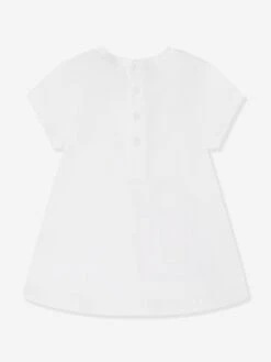 Marc Jacobs Baby Girls Snapshot Bag Dress In Ivory -Monna Clothing Shop MARS4052 IVORY 2