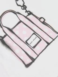 Marc Jacobs Baby Girls Snapshot Bag Dress In Ivory -Monna Clothing Shop MARS4052 IVORY 3