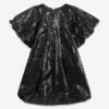 Marc Jacobs Girls Sequinned Occasion Dress In Black -Monna Clothing Shop MARS4082 BLACK 1