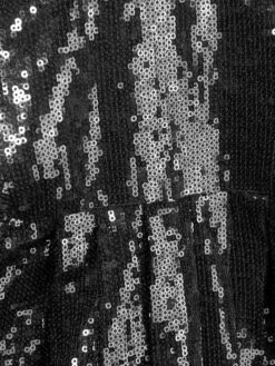 Marc Jacobs Girls Sequinned Occasion Dress In Black -Monna Clothing Shop MARS4082 BLACK 3