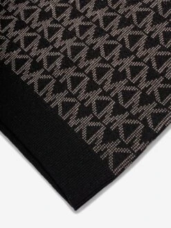 Michael Kors Girls Knitted Logo Dress In Black -Monna Clothing Shop MICA3017 M15 4