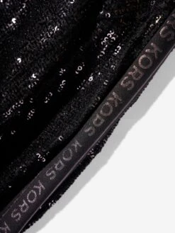 Michael Kors Girls Sequin Dress In Black -Monna Clothing Shop MICA3023 09B 5